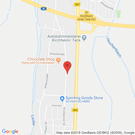 Position der Autogas-Tankstelle: HEM Tankstelle in 73265, Dettingen Unter Teck