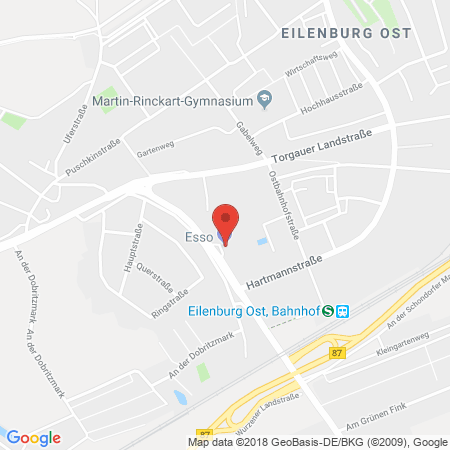 Standort der Tankstelle: ESSO Tankstelle in 04838, EILENBURG