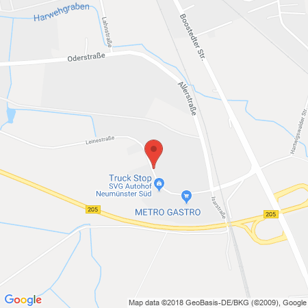 Standort der Autogas Tankstelle: Autohof, SVG-Autohof Süd in 24539, Neumünster-Süd
