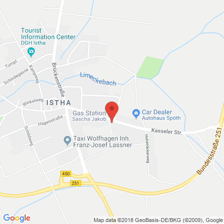 Standort der Tankstelle: GREBE Tankstelle in 34466, Wolfhagen-Istha