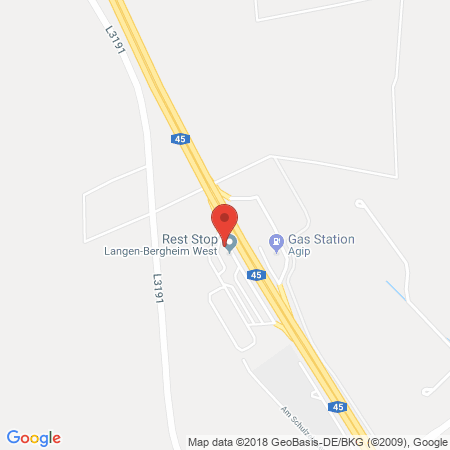 Position der Autogas-Tankstelle: Esso Tankstelle in 63546, Hammersbach