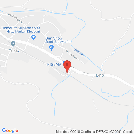 Standort der Tankstelle: Trigema Tankstelle in 72414, Rangendingen