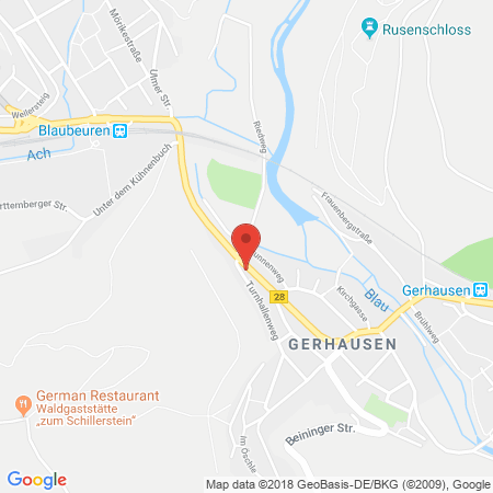 Standort der Tankstelle: Pinoil Tankstelle in 89143, Blaubeuren
