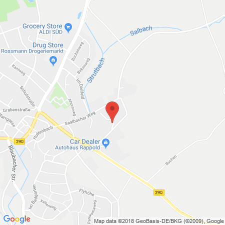 Position der Autogas-Tankstelle: Shell Station Blaufelden in 74572, Blaufelden