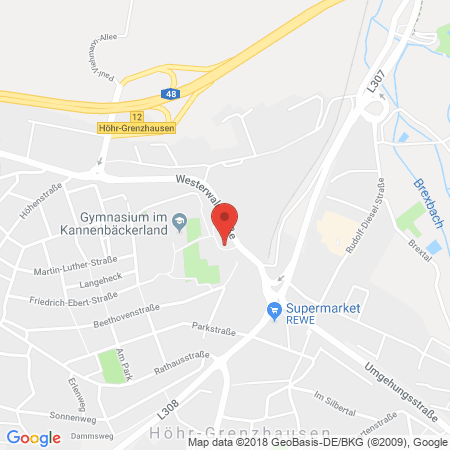 Standort der Tankstelle: Shell Tankstelle in 56203, Hoehr-Grenzhausen