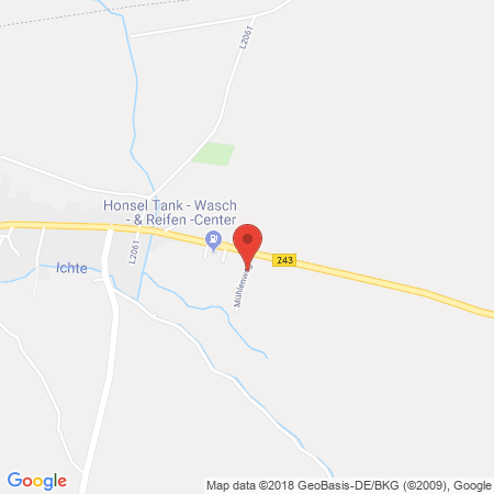 Standort der Autogas Tankstelle: Honsel Tank-Wasch und Reifencenter in 99755, Hohenstein / OT Mackenrode