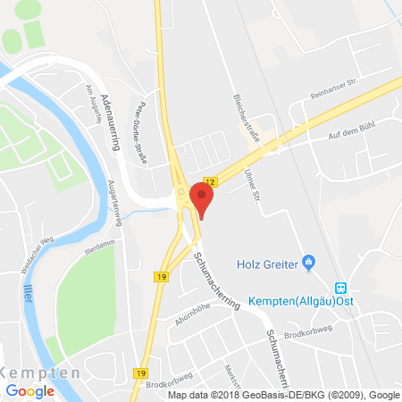 Standort der Tankstelle: ARAL Tankstelle in 87437, Kempten