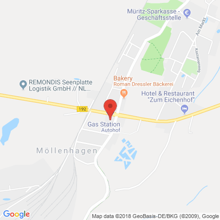 Standort der Tankstelle: Hoyer Tankstelle in 17219, Möllenhagen