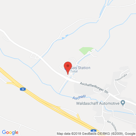 Standort der Tankstelle: TotalEnergies Tankstelle in 63857, Waldaschaff