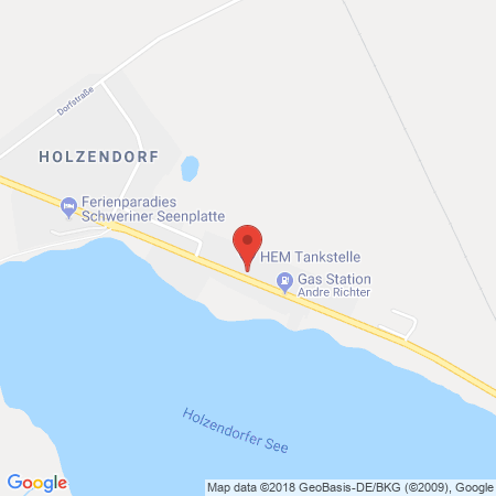 Position der Autogas-Tankstelle: HEM Tankstelle in 19406, Holzendorf