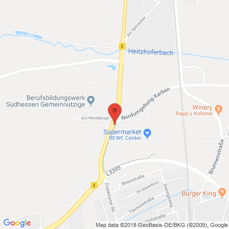 Standort der Tankstelle: REWE Tankstelle in 61184, Karben