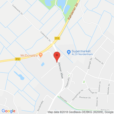 Standort der Tankstelle: Westfalen Tankstelle in 26954, Nordenham