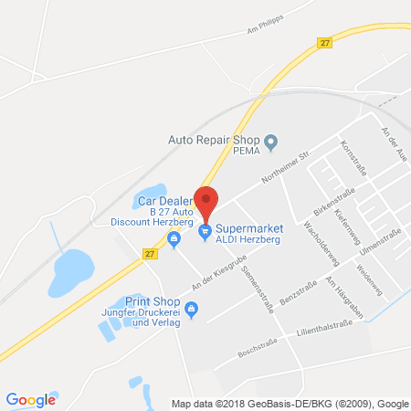 Standort der Tankstelle: Pfeffer Tankstelle in 37412, Herzberg