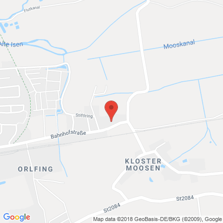 Position der Autogas-Tankstelle: E-center Tankstelle in 84405, Dorfen