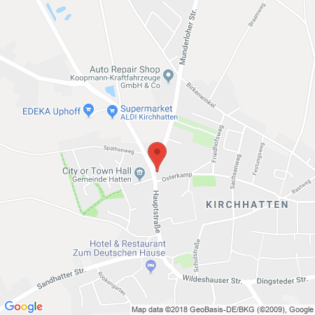 Standort der Tankstelle: AVIA Tankstelle in 26209, Hatten