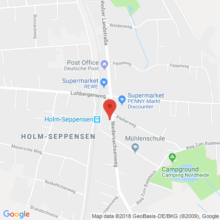 Standort der Tankstelle: Hoyer Tankstelle in 21244, Holm Seppensen