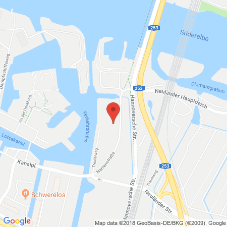 Standort der Tankstelle: Hoyer Tankstelle in 21079, Hamburg
