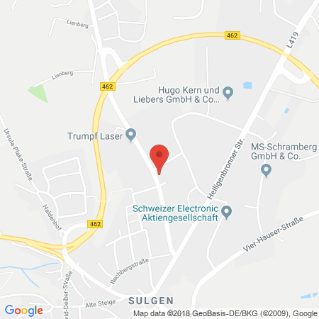 Position der Autogas-Tankstelle: AVIA Tankstelle in 78713, Schramberg