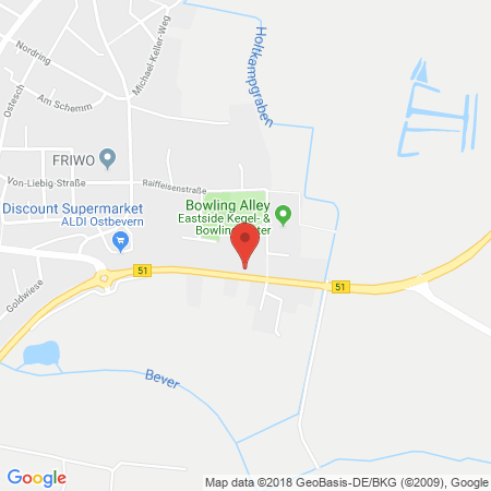 Standort der Tankstelle: bft-Station  Reckers in 48346, Ostbevern