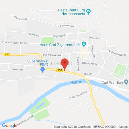Standort der Tankstelle: AVEX Tankstelle in 99830, Treffurt