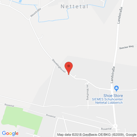 Position der Autogas-Tankstelle: Tank-&waschhof Timmermanns in 41334, Nettetal