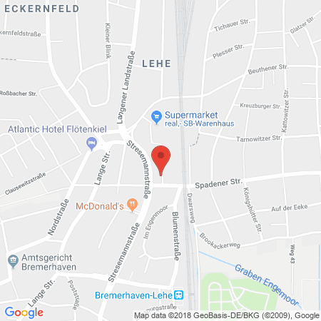 Standort der Tankstelle: ARAL Tankstelle in 27580, Bremerhaven