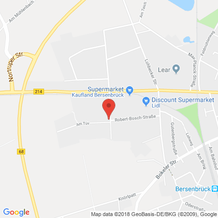 Position der Autogas-Tankstelle: Tankstelle Berling in 49593, Bersenbrück