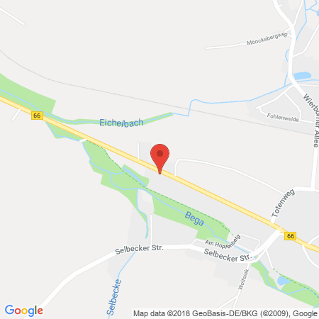 Standort der Tankstelle: ARAL Tankstelle in 32683, Barntrup