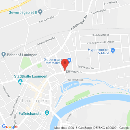Standort der Tankstelle: PIN Service-Station Tankstelle in 89415, Lauingen