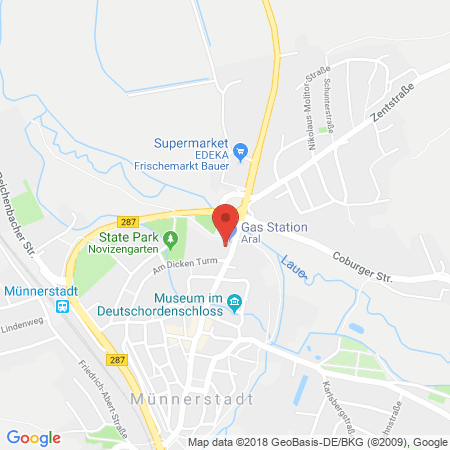 Standort der Tankstelle: ARAL Tankstelle in 97702, Münnerstadt