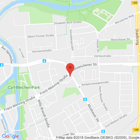 Standort der Tankstelle: Shell Tankstelle in 03042, Cottbus