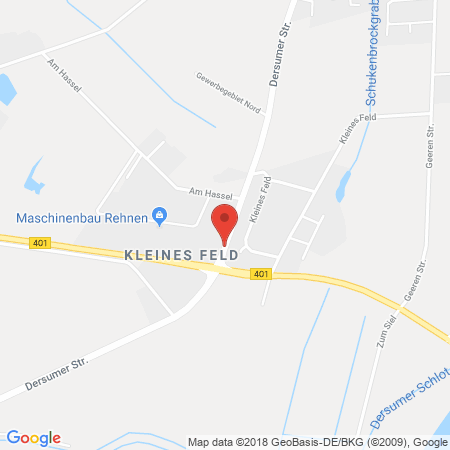 Position der Autogas-Tankstelle: AVIA Station von Hebel GmbH in 26892, Heede