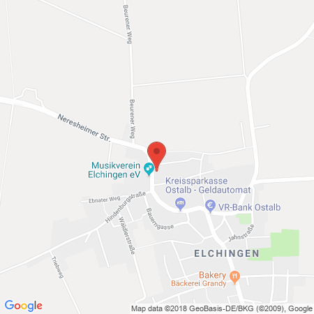Position der Autogas-Tankstelle: AVIA Tankstelle in 73450, Neresheim-elchingen