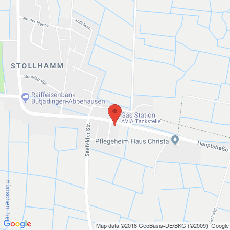 Standort der Tankstelle: AVIA Tankstelle in 26969, Butjadingen
