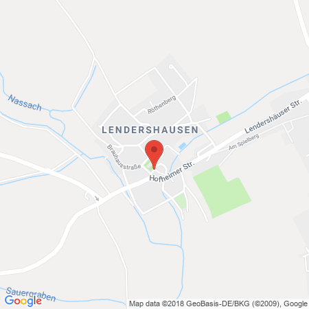 Position der Autogas-Tankstelle: Egelkraut Gerda in 97461, Hofheim-lendershausen