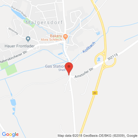 Standort der Tankstelle: Shell Tankstelle in 84333, Malgersdorf