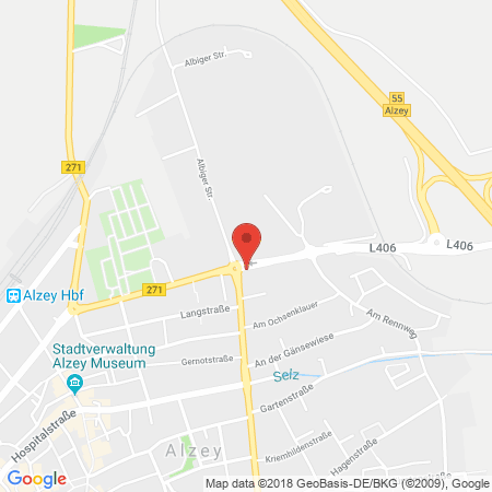 Standort der Tankstelle: ARAL Tankstelle in 55232, Alzey