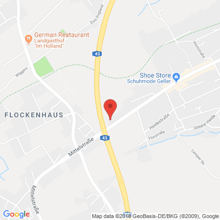 Position der Autogas-Tankstelle: Shell Tankstelle in 45549, Sprockhoevel-hasslinghausen