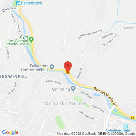 Position der Autogas-Tankstelle: Total Schalksmuehle in 58579, Schalksmuehle