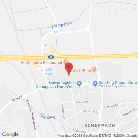 Position der Autogas-Tankstelle: Shell Tankstelle in 89343, Jettingen-scheppach