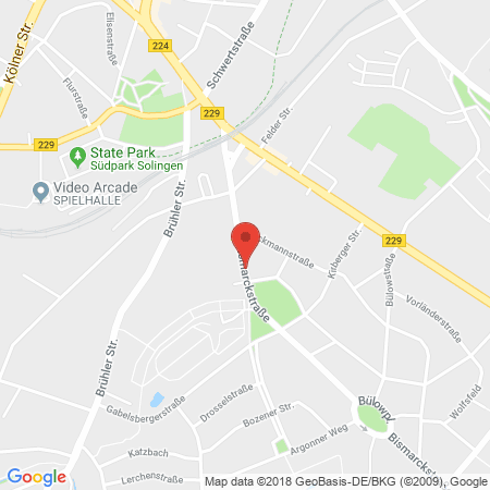Standort der Autogas Tankstelle: Auto Treffpunkt Stamm GmbH in 42659, Solingen