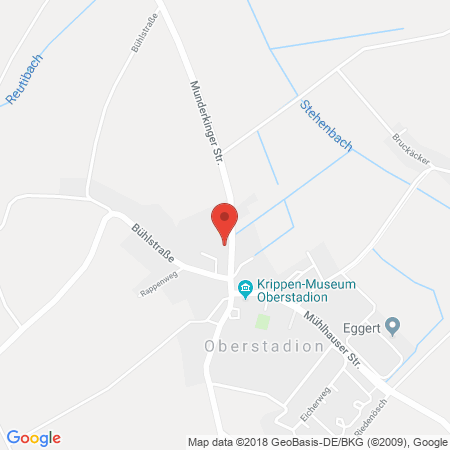 Standort der Tankstelle: Raiffeisenbank Oberstadion Tankstelle in 89613, Oberstadion