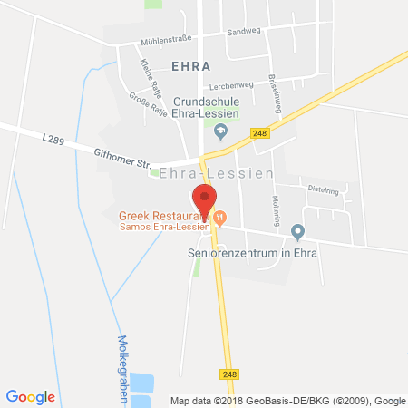 Position der Autogas-Tankstelle: Sprint Tankstelle in 38468, Ehra-lessien