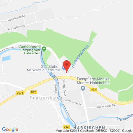 Position der Autogas-Tankstelle: Markenfreie Ts Mandelbachtal in 66399, Mandelbachtal
