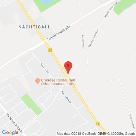 Position der Autogas-Tankstelle: Aral Tankstelle in 41539, Dormagen