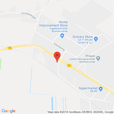 Position der Autogas-Tankstelle: Stader Saatzucht Eg in 27432, Bremervörde