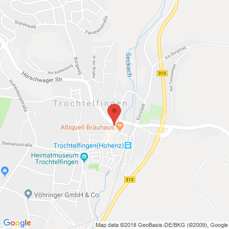 Standort der Tankstelle: Scherer, Bernd  Bft in 72818, Trochtelfingen