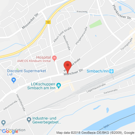 Standort der Autogas Tankstelle: Aral-Tankstelle Thomas Brandmeier in 84359, Simbach