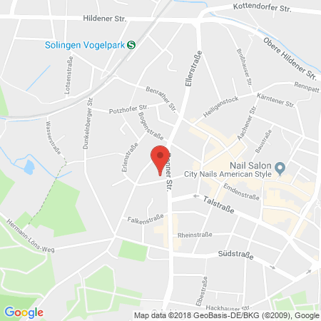 Standort der Tankstelle: JET Tankstelle in 42697, SOLINGEN