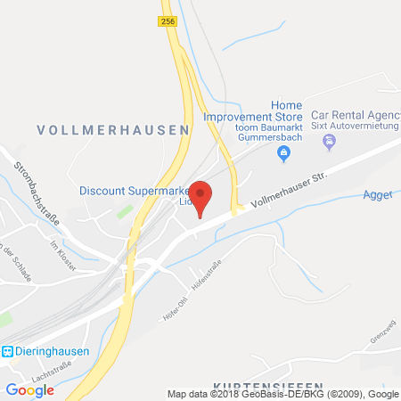 Standort der Tankstelle: JET Tankstelle in 51674, GUMMERSBACH